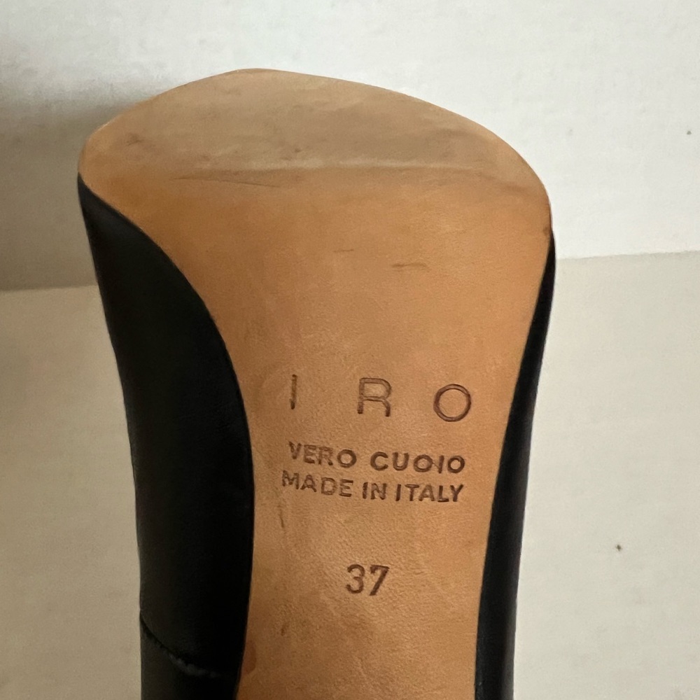 IRO Black Leather Pumps - Picture 4 of 6